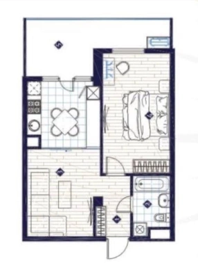 2-комнатная квартира в ЖК Imperial Club City