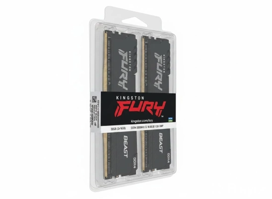 Оперативная память Kingston FURY Beast DDR4 32GB 3200Mhz RGB