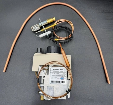 Газовый клапан EMMETI 650 ( термостатли) апок ва горелкалар учун