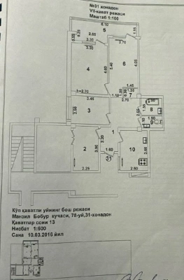 4-комнатная квартира в Якасарайском районе