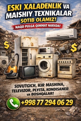 Eski xaladenlik sotib olamiz