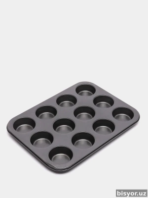 Формы для выпечки кексов, маффинов, с антипригарным покрытием, силиконовыми формами, 6-12 шт