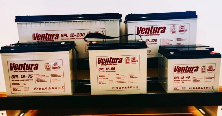 Гелиевые аккумуляторы "Ventura" от 5Ah до 200Ah