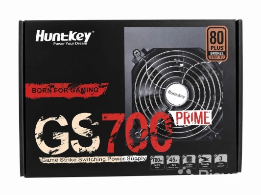 Блок питания HuntKey GS700 700w 80 Plus Bronze